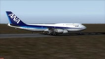 ANA 747-8 Take Off Kuwait Intl Airport