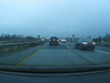 Dangerous car accident on highway between three cars Hilarious Compilation