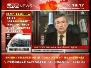 shkoder situata pas permbytjeve