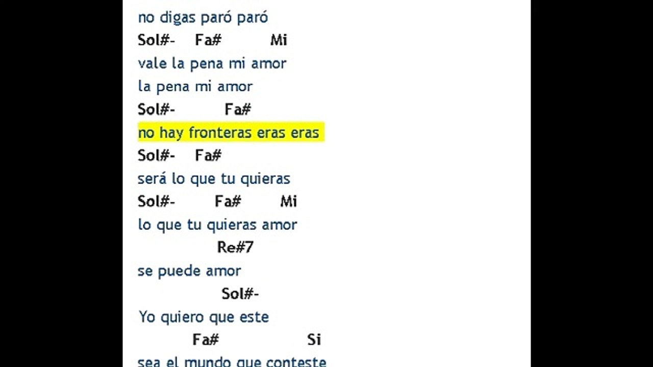 Alvaro Soler - El Mismo Sol - Testo e Accordi Chitarra - Guitar Chords