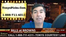 Cleveland Browns vs. Buffalo Bills Free Pick Prediction NFL Preseason Pro Football Odds Preview 8-20-2015