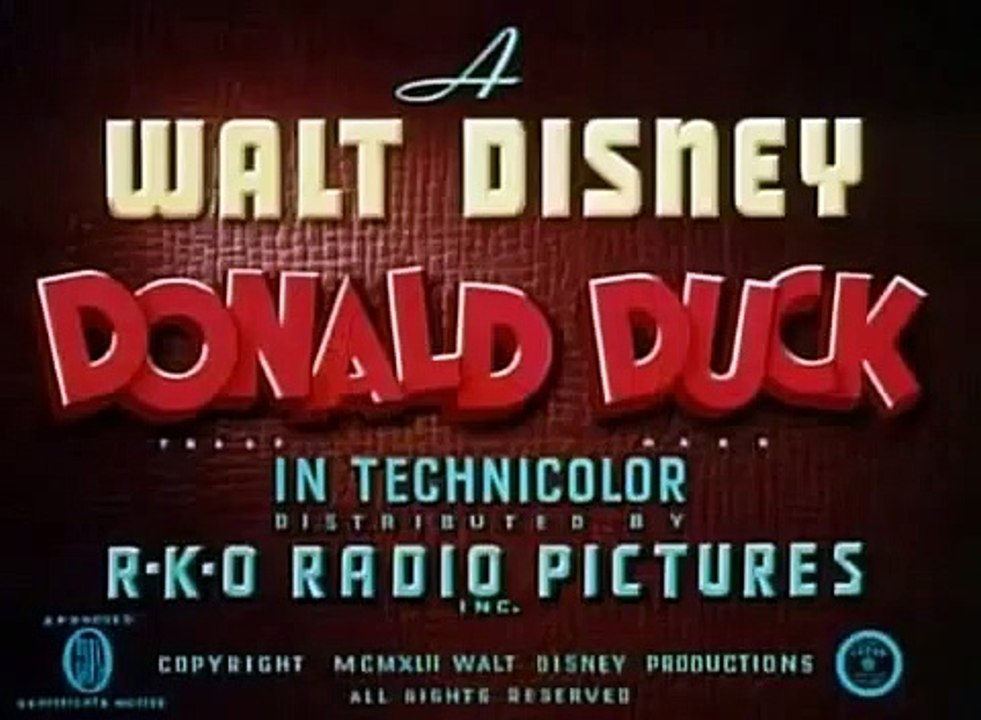 Donald Duck cartoon episodes 04 Donalds Garden 1942 DVDRip X