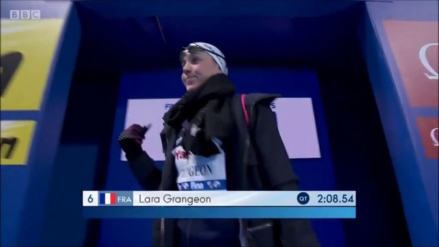 200m papillon F (demi-finales) - ChM 2015 natation (Lara Grangeon)