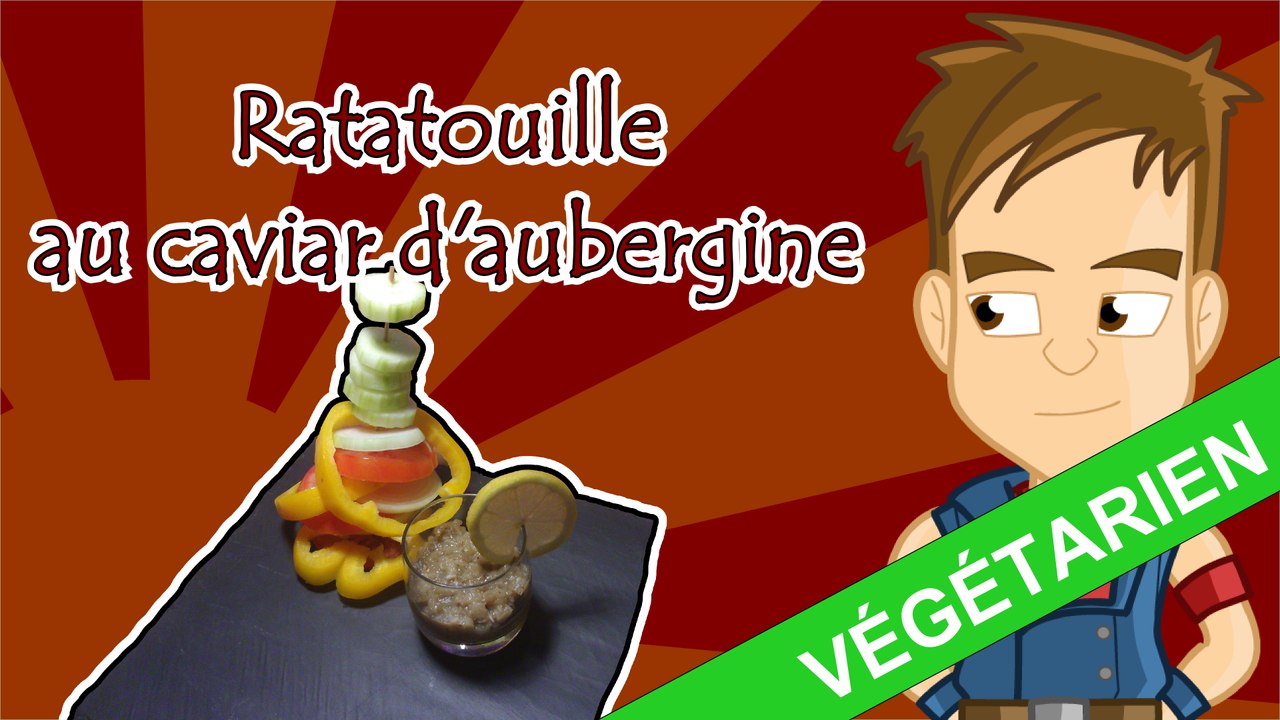 Ratatouille au caviar d’aubergine | Recette légère