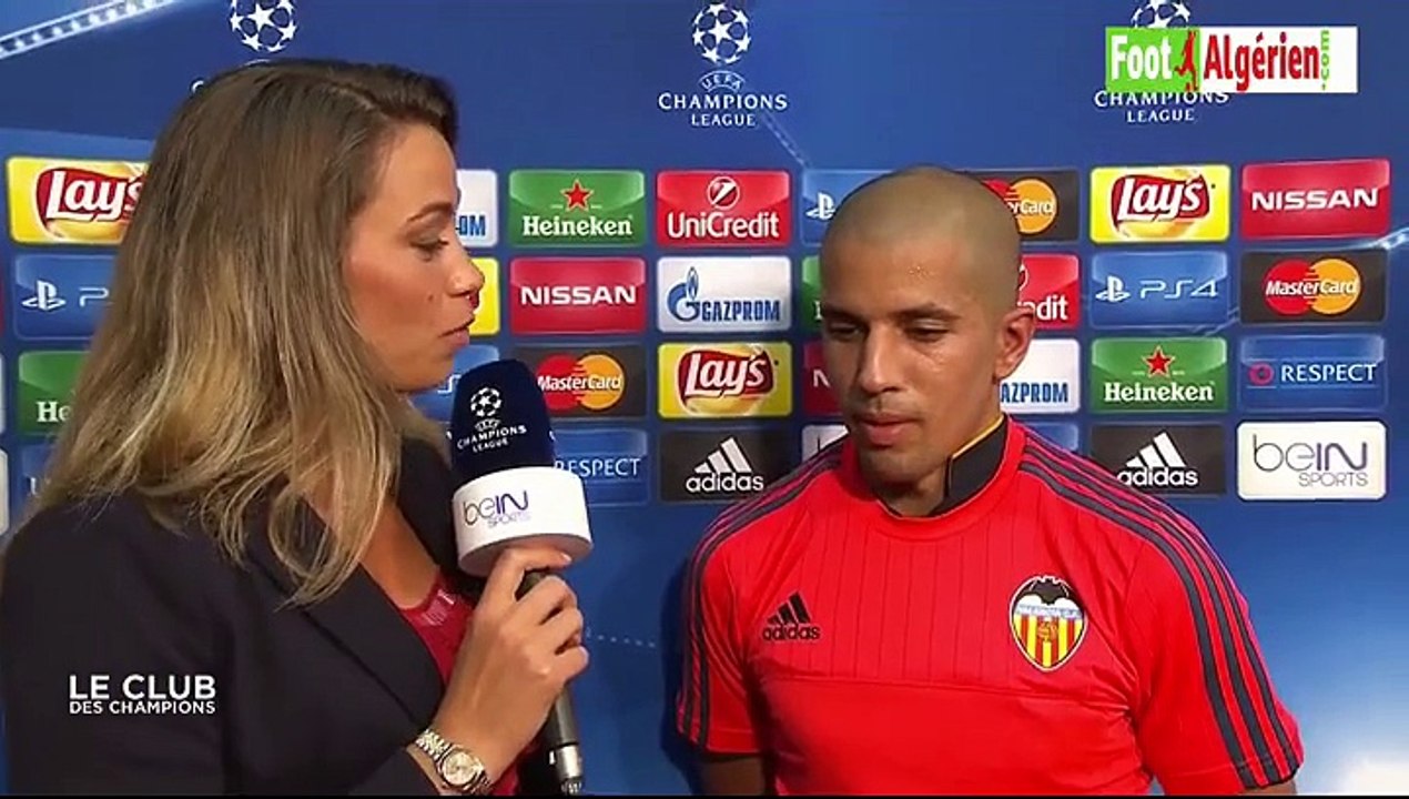Déclaration de Feghouli à la fin de la rencontre Valence 3 - AS Monaco 1