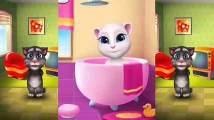 children Songs   Talking Tom and Angela   The Muffin Man Song