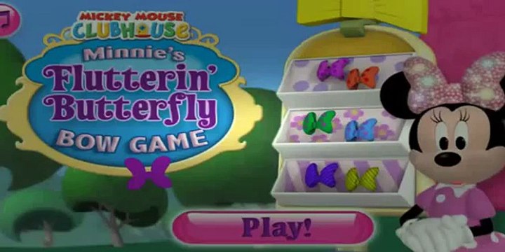 Mickey Mouse Clubhouse Minnies Flutterin Butterfly Bow Minnie Mouse- Free Online Games For Kids