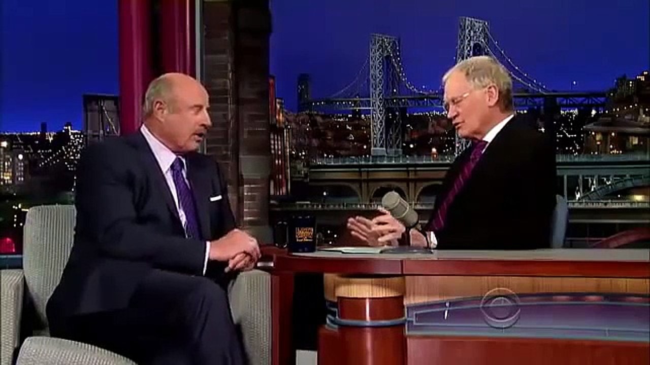 Dr  Phil on David Letterman 30 January, 2014