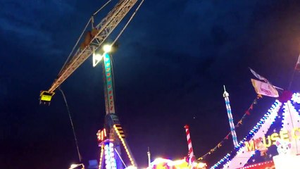 Hamburger Dom Karussell UNFALL (Turbo Force)