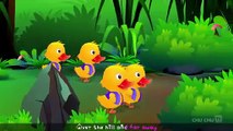 Five Little Ducks Nursery Rhyme With Lyrics   Cartoon Animation Rhymes   Songs for Children HD   Vid