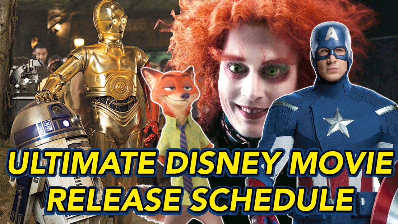 The Ultimate Disney Movie Release Schedule
