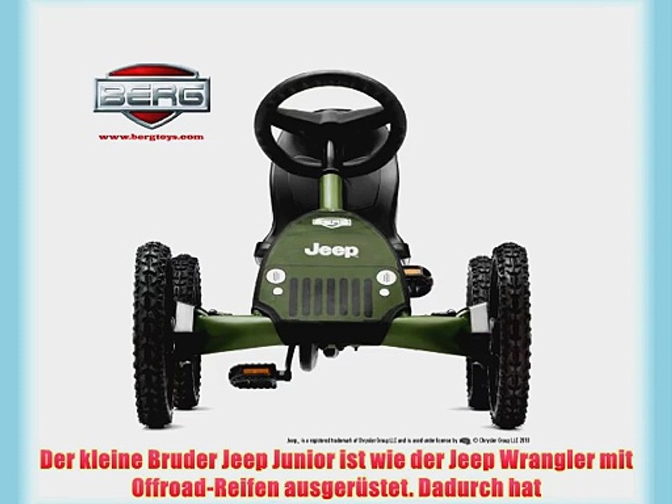 Bergtoys jeep junior buddy pedal-gokart