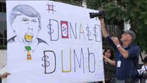 Activistas latinos exigen a los precandidatos de EE.UU. que devuelvan las donaciones de Trump