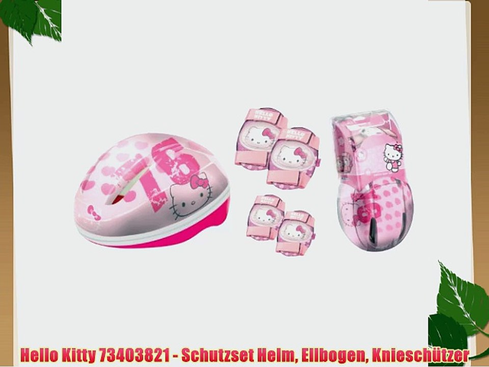 Hello Kitty 73403821 - Schutzset Helm Ellbogen Kniesch?tzer