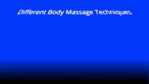 Types of Massages Offered in Vegas