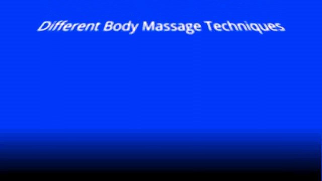 Types of Massages Offered in Vegas