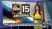 Ben Carson on the campaign trail in Arizona