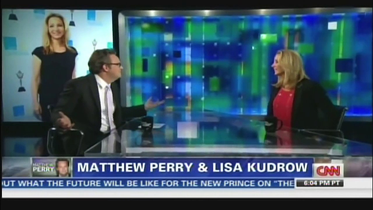 Matthew Perry & Lisa Kudrow on "Piers Morgan Live" (July 26, 2013) [1/2]