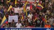 Grupos sociales se unen a la marcha del Frente de Trabajadores en Quito