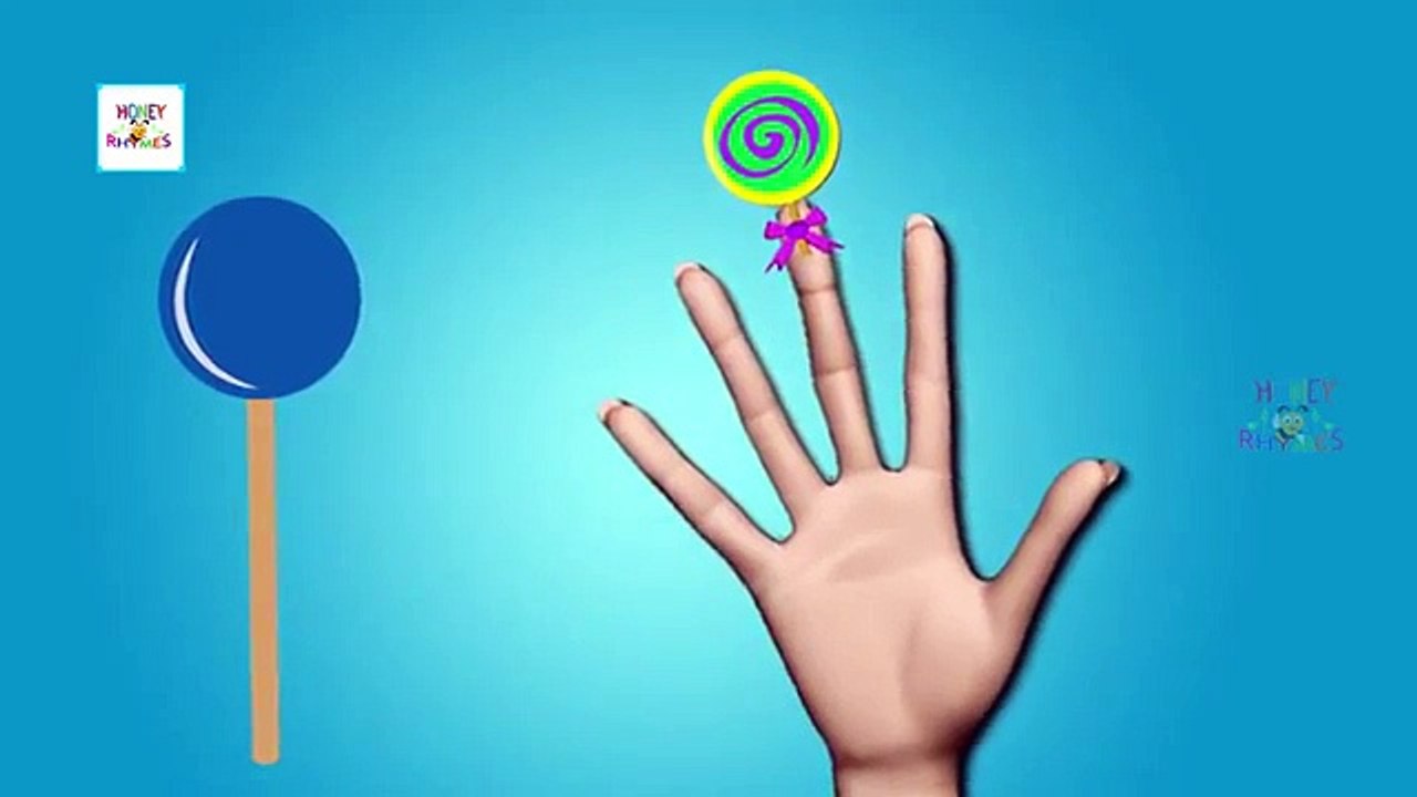 The Finger Family Lollipop Family - Cartoon Lollipops Finger Family 3D Kids Nursery Rhymes & Songs