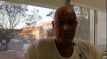 Mensagem do capixaba Índio, ex-técnico da seleção brasileira de futebol de areia, após transplante de medula