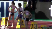Women 200m 決勝 福島千里 Final Japan National Athletics 第99回日本陸上競技選手権大会 2015.6.27