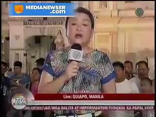 Noli De Castro binastos si Winnie Cordero sa TV Patrol, January 5, 2015