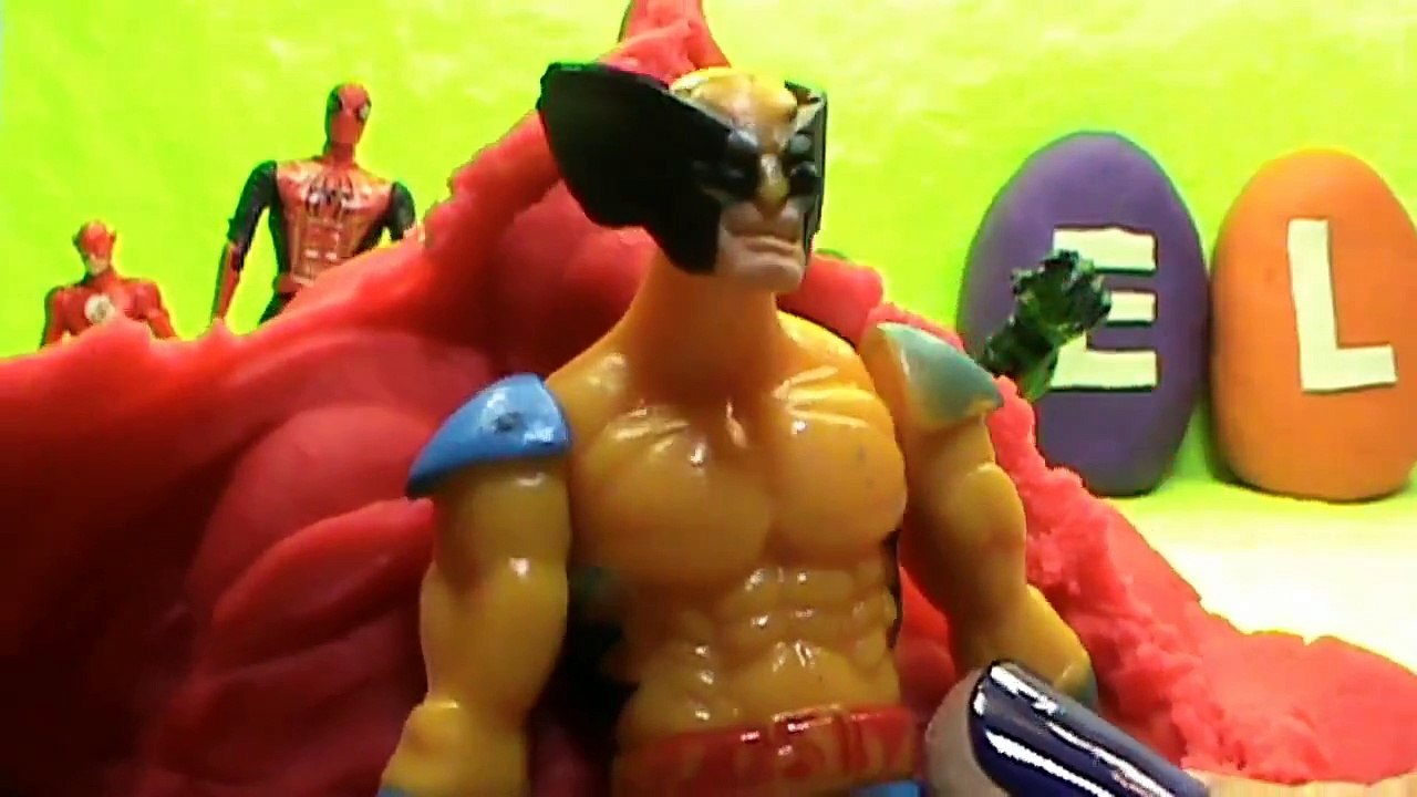 Marvel Heroes Play Doh unboxing surprise eggs toys Huevos sorpresa juguetes आश्चर्य अंडे ख