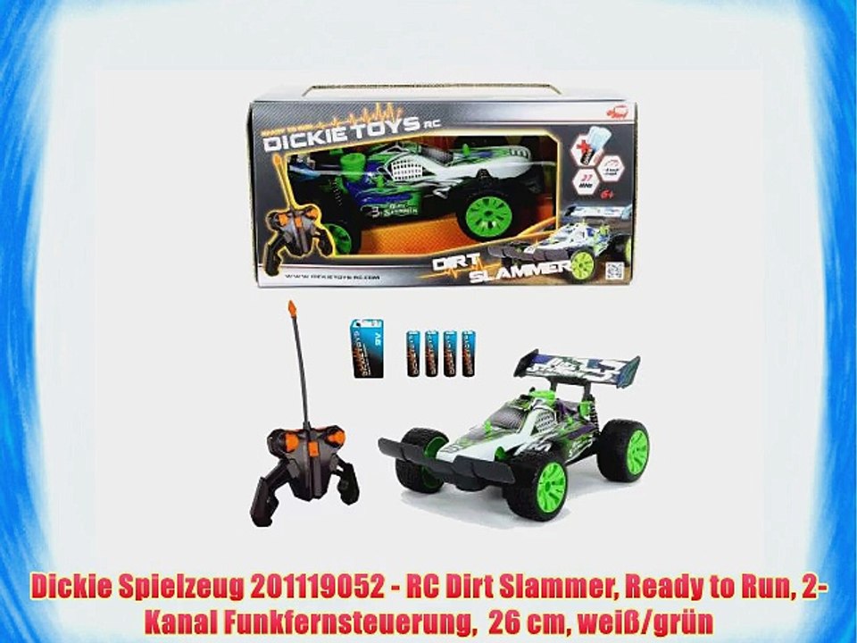 Dickie Spielzeug 201119052 - RC Dirt Slammer Ready to Run 2-Kanal Funkfernsteuerung  26 cm