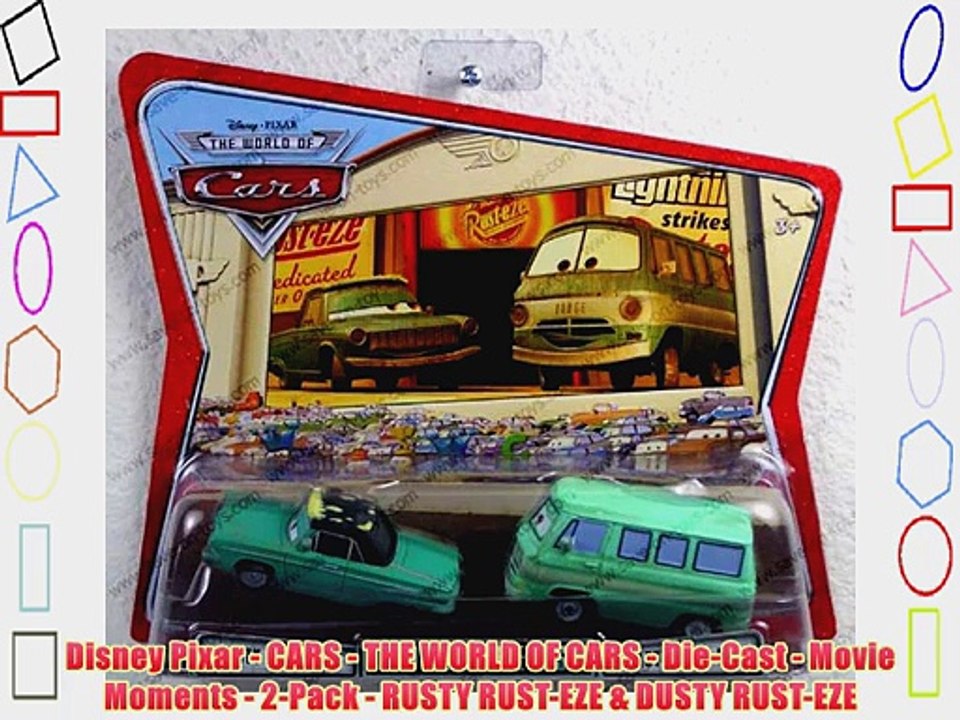 Disney Pixar - CARS - THE WORLD OF CARS - Die-Cast - Movie Moments - 2-Pack - RUSTY RUST-EZE