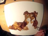 Painting Time-Lapse: Custom Pet Portrait - Sheltie