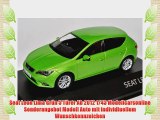 Seat Leon Lima Gr?n 5 T?rer Ab 2012 1/43 Modellcarsonline Sonderangebot Modell Auto mit individiuellem