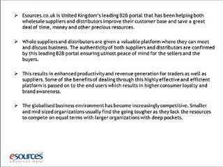 Boost Your Business with Esources.co.uk – The UK’s Largest Wholesale Directory 📈