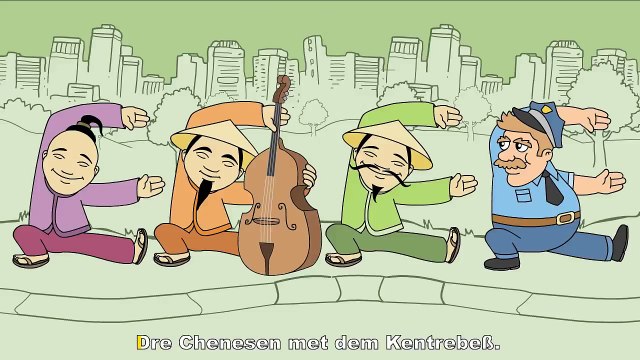 Drei Chinesen mit dem Kontrabass - Kinderlieder zum Mitsingen | Sing Kinderlieder