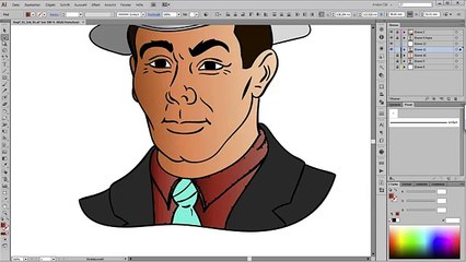 Drawing and Coloring Tutorial for Adobe Illustrator
