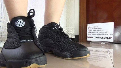 Authentic Jordan 13 low Quai 54 on foot