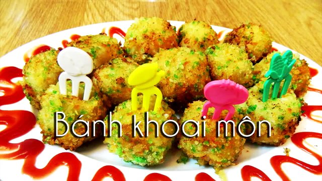 Công thức làm bánh khoai môn chiên xù ngon nhất