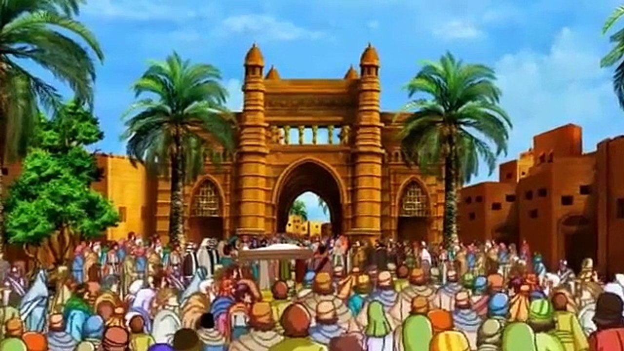 Miracles of Jesus - Raising the Widows Son ( Animated kids Bible cartoon story in English )