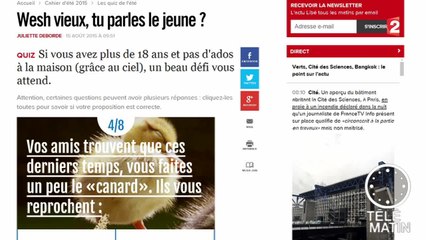 Wesh vieux, tu parles le jeune ? - 2015/08/20