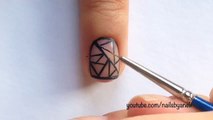 Nail Art Tutorial: Geometric Negative Space (perfect for short nails!)