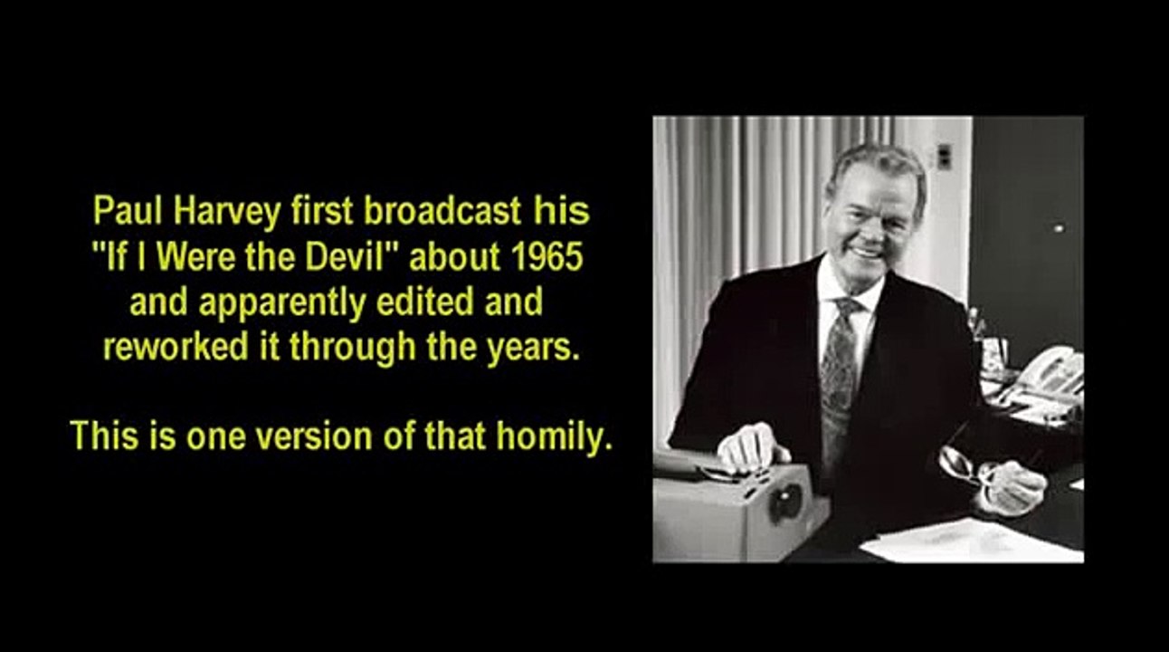 If I Were the Devil by PAUL HARVEY