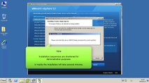 Installing VMware vCenter Server 5.1 using the Simple Install method