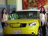 Municipio de Loja y Kía Motors exponen taxi eléctrico