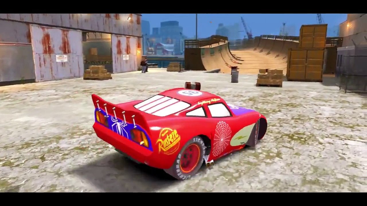 Disney Cars Pixar Spiderman + Nursery Rhymes & Lightning McQueen (Children Songs Action Co