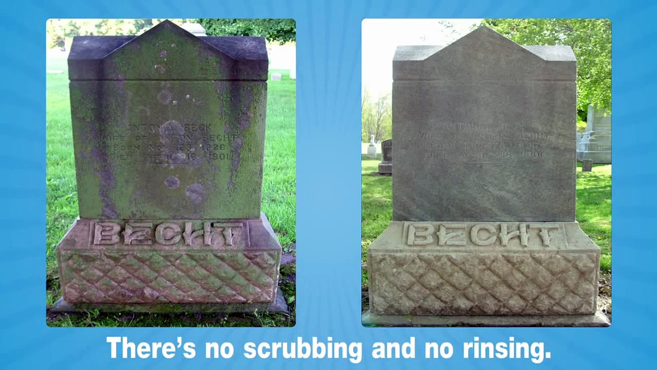 Wet And Forget Outdoor Headstone Cleaner