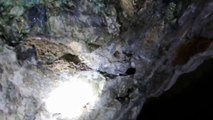 Miner Chipping High Grade Ore 300 Feet Underground in His Nevada Copper Mine