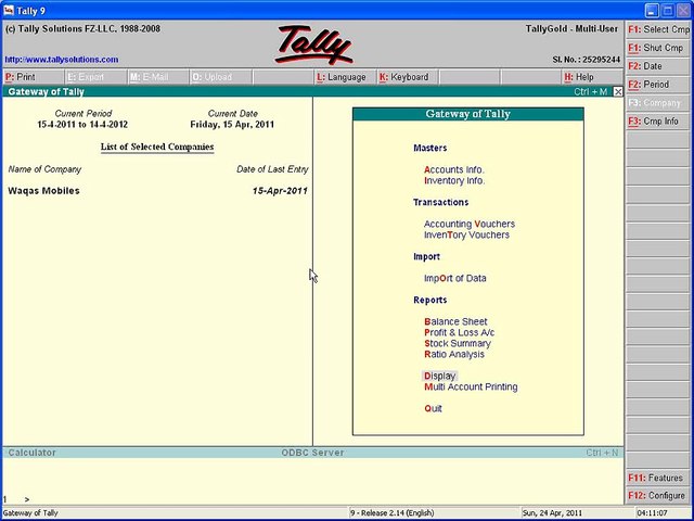 Tally course in Urdu 25/32 how to enable debit and credit option