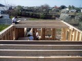 American framing wooden house 134 square meters construction images
