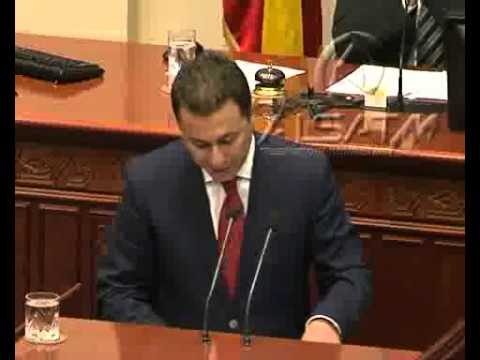 Gruevski: Nuk do të ketë ligjë për statusin e UÇK-së, tabelat e shkollave do të hiqen