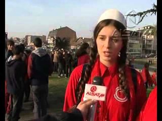 'Marshi i Shqiponjës', në rrugët e Shkupit